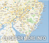 Service Area of Delaware (Delco) County, Pennsylvania, as well as Sea Isle City, Avalon, and Stone Harbor at the New Jersey Shore